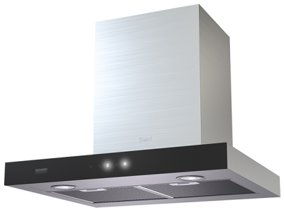 Т-образная вытяжка PAOLA 600 inox/black sensor