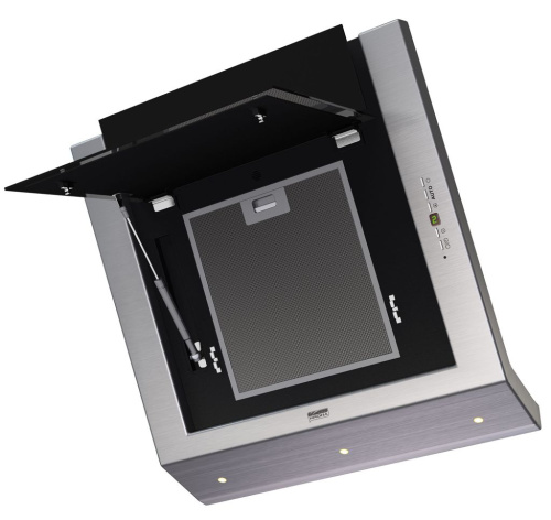 Наклонная вытяжка KRONA AMANDA Silent 600 dark glass 5P