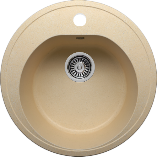 Мойка RUNDE 1B D510 CREAM