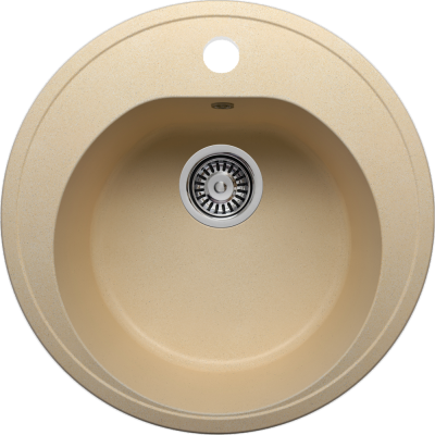 Мойка RUNDE 1B D510 CREAM