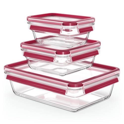 Набор контейнеров Tefal Masterseal Glass 3 предмета N1050910