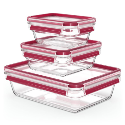 Набор контейнеров Tefal Masterseal Glass 3 предмета N1050910