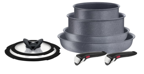 Набор посуды со съемной ручкой Tefal Ingenio Natural Force 8 предметов 16/20/22/26 L3969153