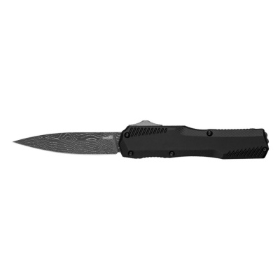 Автоматический нож KERSHAW Livewire, сталь дамаск, рукоять алюминий