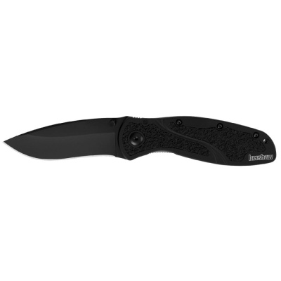 Складной полуавтоматический нож KERSHAW Blur, сталь Magnacut с покрытием, рукоять алюминий/Trac-Tec, черный