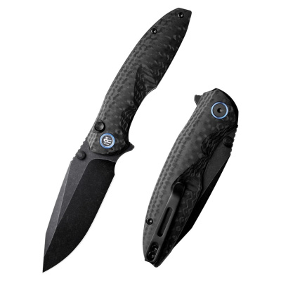 Складной нож Remette Cool Whale, сталь 14C28N, рукоять G10, черный