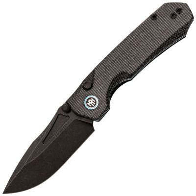 Складной нож Remette Rhino, сталь Sandvik 14C28N, рукоять микарта, черный