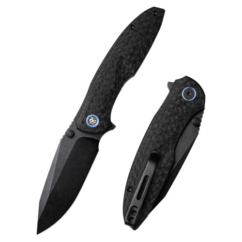 Складной нож Remette Cool Whale, сталь 14C28N, рукоять G10, черный