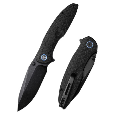 Складной нож Remette Cool Whale, сталь 14C28N, рукоять G10, черный