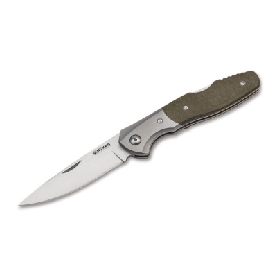 Складной нож Boker Nice, сталь 7Cr17MoV, рукоять микарта/сталь