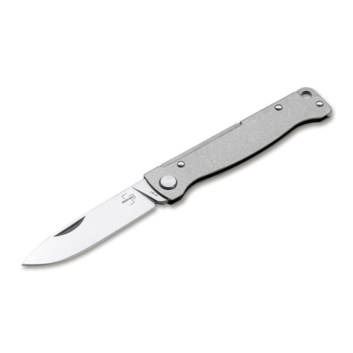 Складной нож Boker Atlas SW, сталь 12С27, рукоять нержавеющая сталь