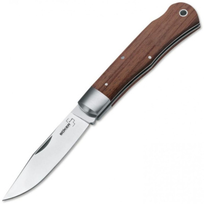 Складной нож Boker Lockback, сталь 440C, рукоять дерево бубинго