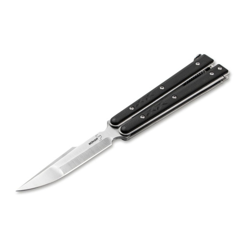Складной нож-бабочка Boker Plus Balisong, сталь 440C, рукоять G10