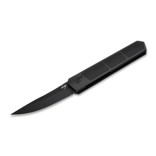 Складной автоматический нож Boker Kwaiken Grip Auto Black, сталь D2, рукоять алюминий