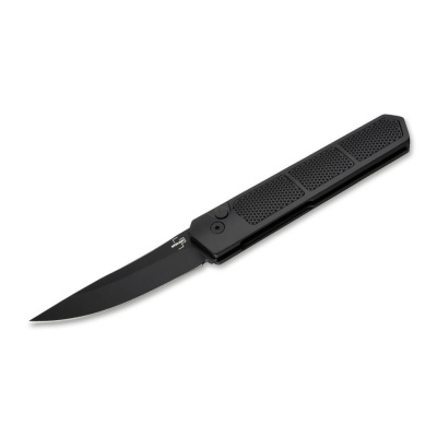 Складной автоматический нож Boker Kwaiken Grip Auto Black, сталь D2, рукоять алюминий