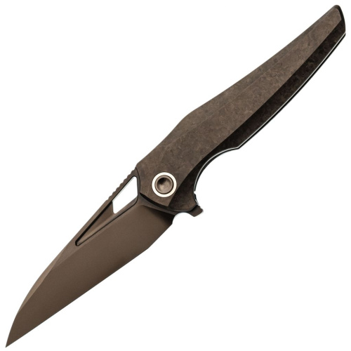 Складной нож TUOTOWN Magpie DLC, сталь M390, рукоять Black Crystal Ti