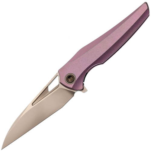 Складной нож TUOTOWN Magpie, сталь M390, рукоять Crystal Titanium Purple