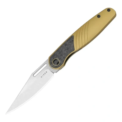 Складной нож Kizer Raze, сталь S45VN, рукоять титан/карбон