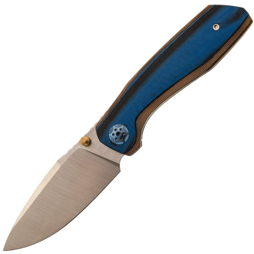 Складной нож Assassin knives Mini Rex, сталь M398, рукоять титан/микарта