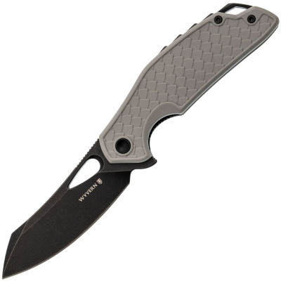 Раскладной нож Mr.Blade Wyvern Wharncliffe, сталь AUS-8, рукоять термопластик FRN, серый