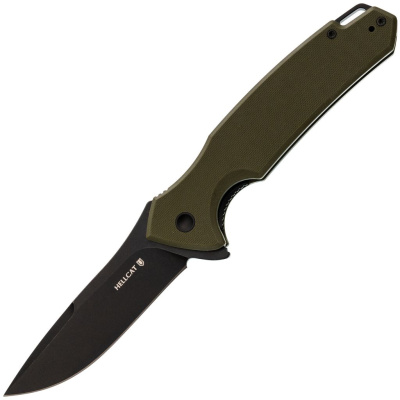 Складной нож Mr.Blade Hellcat Blackwash, сталь VG-10, военный стиль, рукоять Olive G10