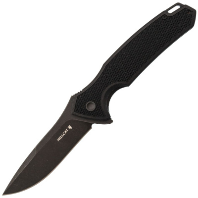 Складной нож Mr.Blade Hellcat blackwash, сталь S35VN, рукоять Black G10