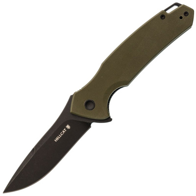 Складной нож Mr.Blade Hellcat Mini blackwash, сталь VG-10, рукоять Olive G10