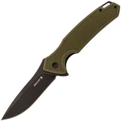 Складной нож Mr.Blade Hellcat blackwash, сталь S35VN, рукоять Olive G10
