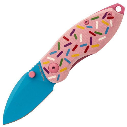Нож складной Mr.Blade Rexbo Gen.2 Doughnut, сталь D2 BL, рукоятка G10 Pink