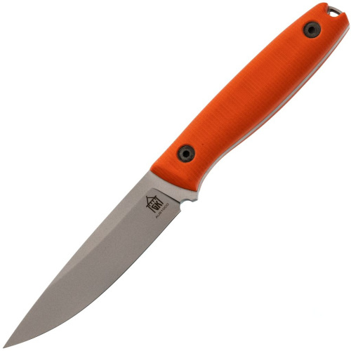 Охотничий нож Оса сталь Aus10 cobalt, рукоять G10 оранжевый