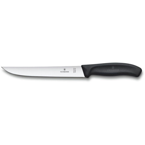 Кухонный нож Victorinox 6.8103.18B, сталь X50CrMoV15, рукоять полипропилен, черный