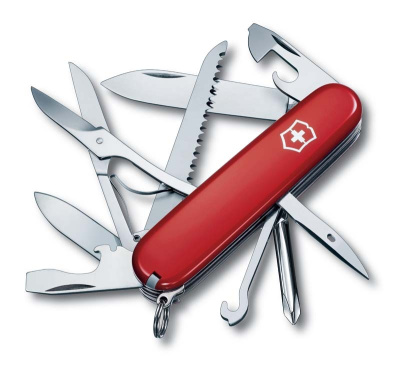 Нож перочинный Victorinox Fieldmaster, сталь X50CrMoV15, рукоять Cellidor®, красный, 15 функций, 91мм