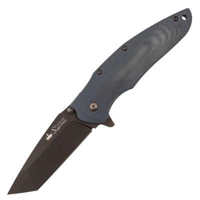 Складной нож Kizlyar Supreme Zorg, сталь D2, рукоять G10, синий
