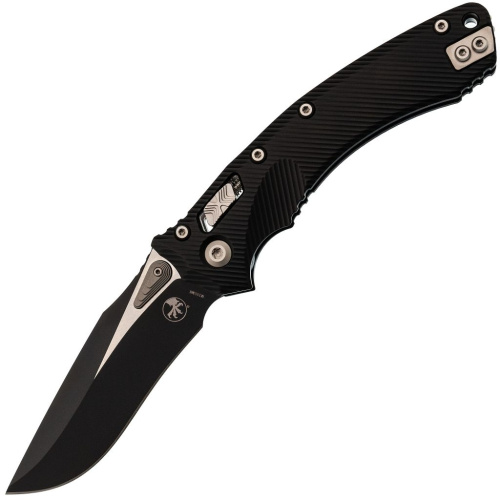 Складной нож Microtech Amphibian, сталь М390 с покрытием, рукоять алюминий, черный