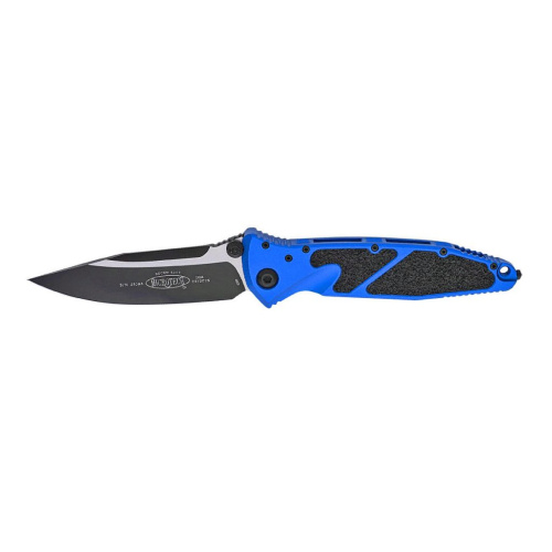 Складной нож Microtech Socom Elite 160-1BL, сталь M390, рукоять алюминий, синий/черный
