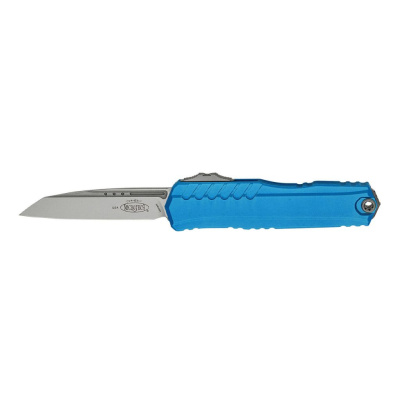 Автоматический нож Microtech Cypher II S/E 1241-10BL, сталь M390, рукоять алюминий, синий