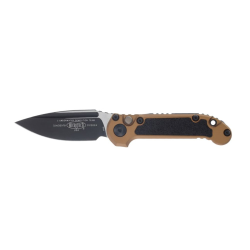 Автоматический нож Microtech LUDT Gen III 1135-1TA, сталь M390, рукоять алюминий, бежевый