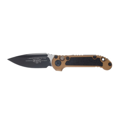 Автоматический нож Microtech LUDT Gen III 1135-1TA, сталь M390, рукоять алюминий, бежевый
