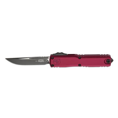 Автоматический нож Microtech Ultratech Gen IV S/E 11214-1MR, сталь M390MK, рукоять алюминий, бордовый/черный
