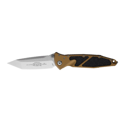 Складной нож Microtech Socom Elite Tanto 161-10TA, сталь M390, рукоять алюминий, бежевый