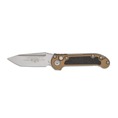 Автоматический нож Microtech LUDT Gen III 1136-10TA, сталь M390MK, рукоять алюминий, бежевый