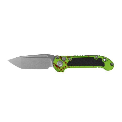Автоматический нож Microtech LUDT Gen III Zombie T/E 1136-10Z, сталь M390MK, рукоять алюминий, зеленый