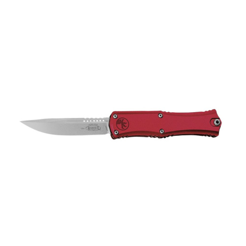 Автоматический нож Microtech Hera II Mini 1703M-10RD, сталь M390MK, рукоять алюминий, красный