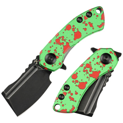 Складной нож Kansept Mini Korvid Zombie, сталь 154CM, рукоять алюминий