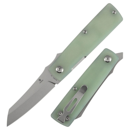 Складной нож Tenable Higonokami, сталь D2, рукоять G10, Jade