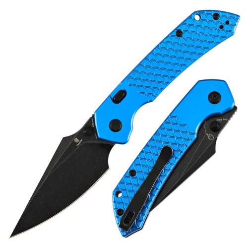 Складной нож Tenable Fenrir, сталь Nitro-V, рукоять алюминий, синий