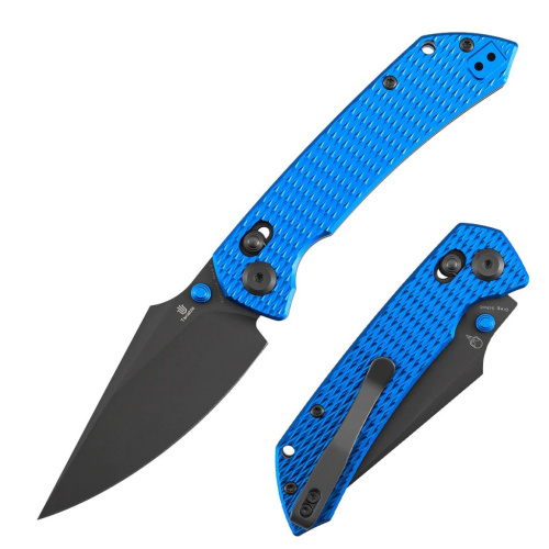 Складной нож Tenable Fenrir, сталь Nitro-V, рукоять алюминий, синий