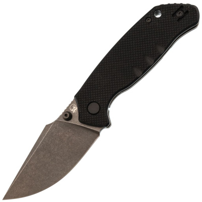 Нож Barmaley Knives Seadevil, сталь D2, рукоять G10/сталь, черный