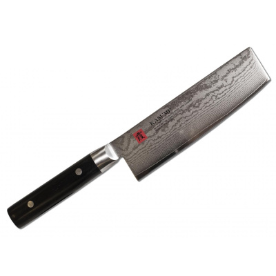 Нож-топорик для овощей Накири Kasumi Damascus 17 см, сталь VG-10 в обкладках из дамаска, рукоять стабилизированная древесина