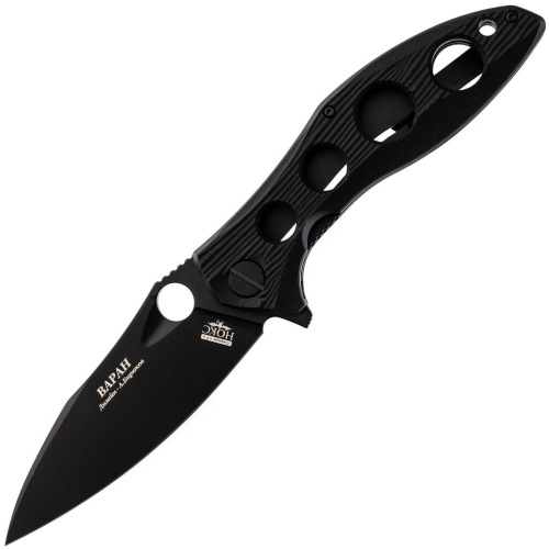 Складной нож НОКС Варан Black, сталь D2, рукоять G10